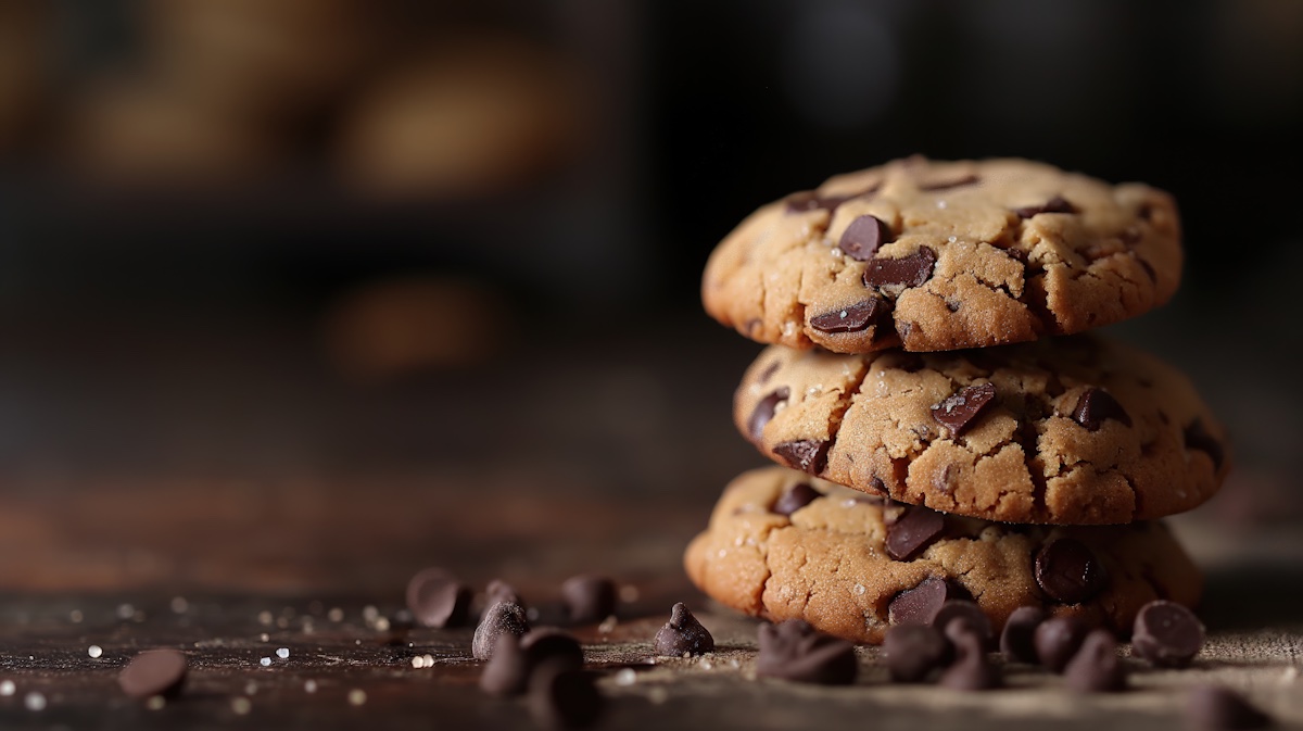 Assorted cookies including chocolate chip and jeera